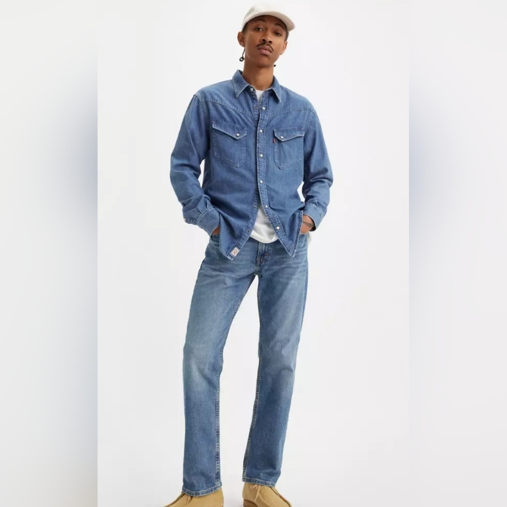 Levi's 514 Light Wash Straight Fit Jeans